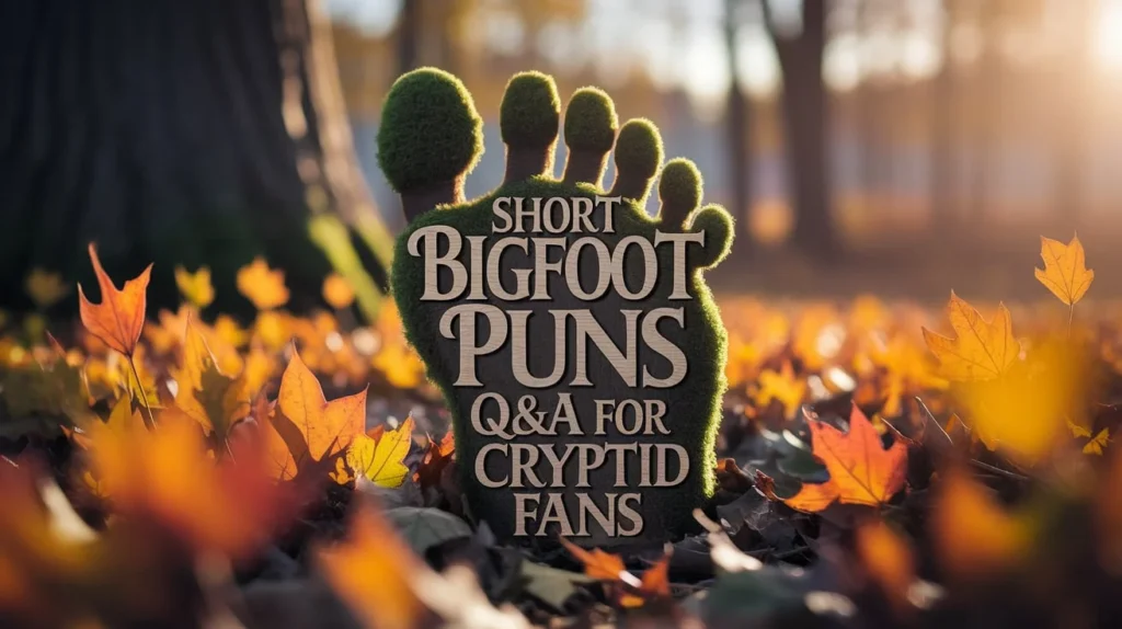 Bigfoot Puns Q&A for Cryptid Fans