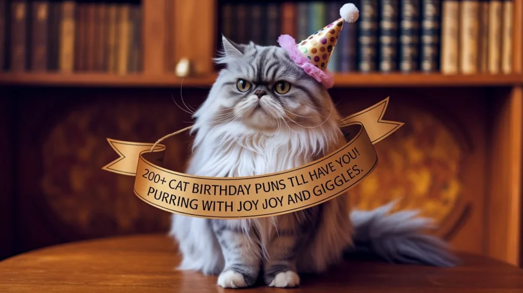 200+ Cat Birthday Puns That’ll Have You Purring With Joy and Giggles