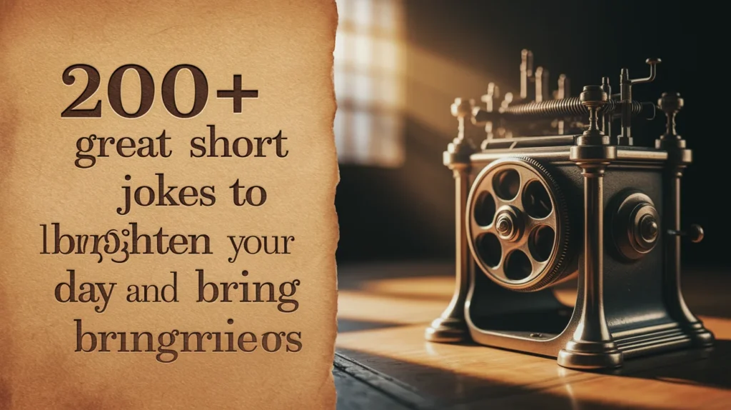200+ Great Short Jokes to Brighten Your Day and Bring Smiles