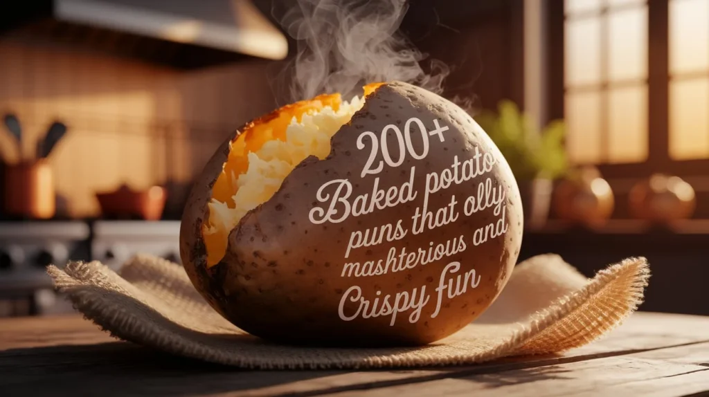 200+ Baked Potato Puns That Are Totally Mashterious and Crispy Fun
