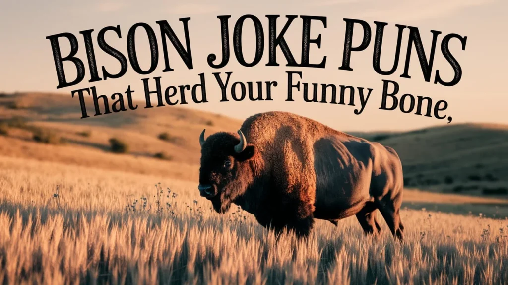 Bison Joke Puns That Herd Your Funny Bone