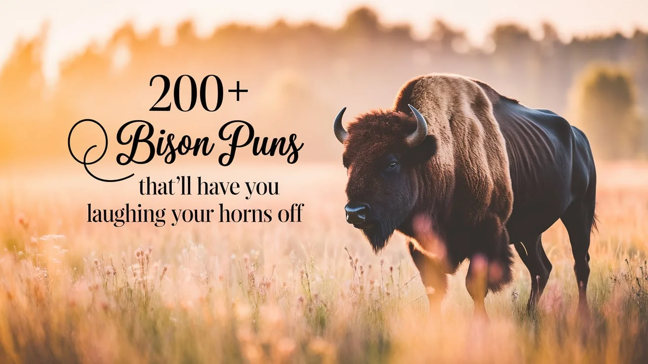 Bison Puns That’ll Have You Laughing Your Horns Off