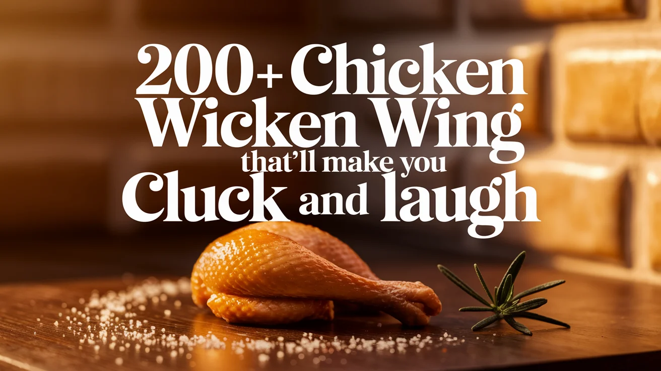 Chicken Wing Puns That’ll Make You Cluck and Laugh