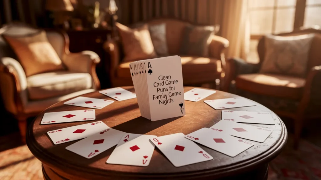Clean Card Game Puns for Family Game Nights