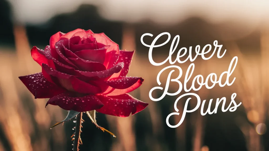 Clever Blood Puns to Share with Friends