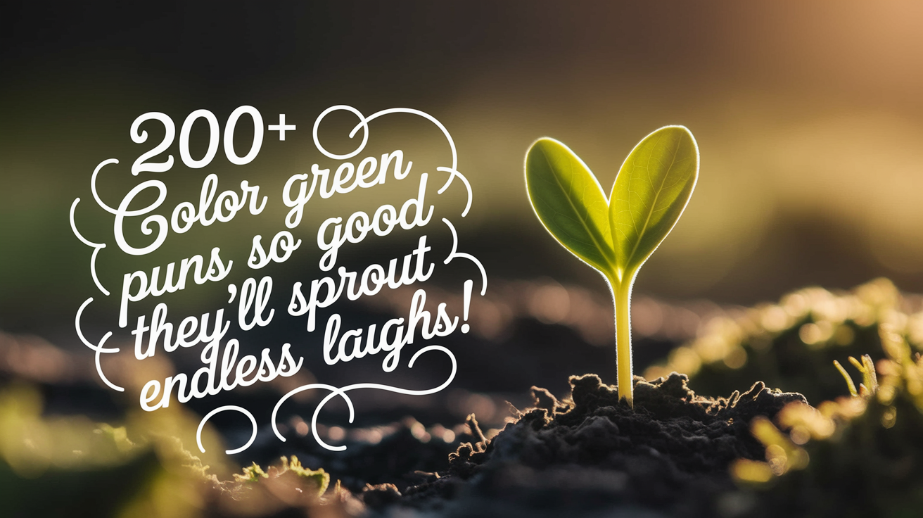 Color Green Puns