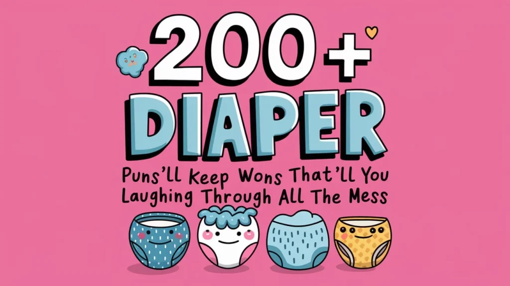 200+ Diaper Puns That’ll Keep You Laughing Through All The Mess