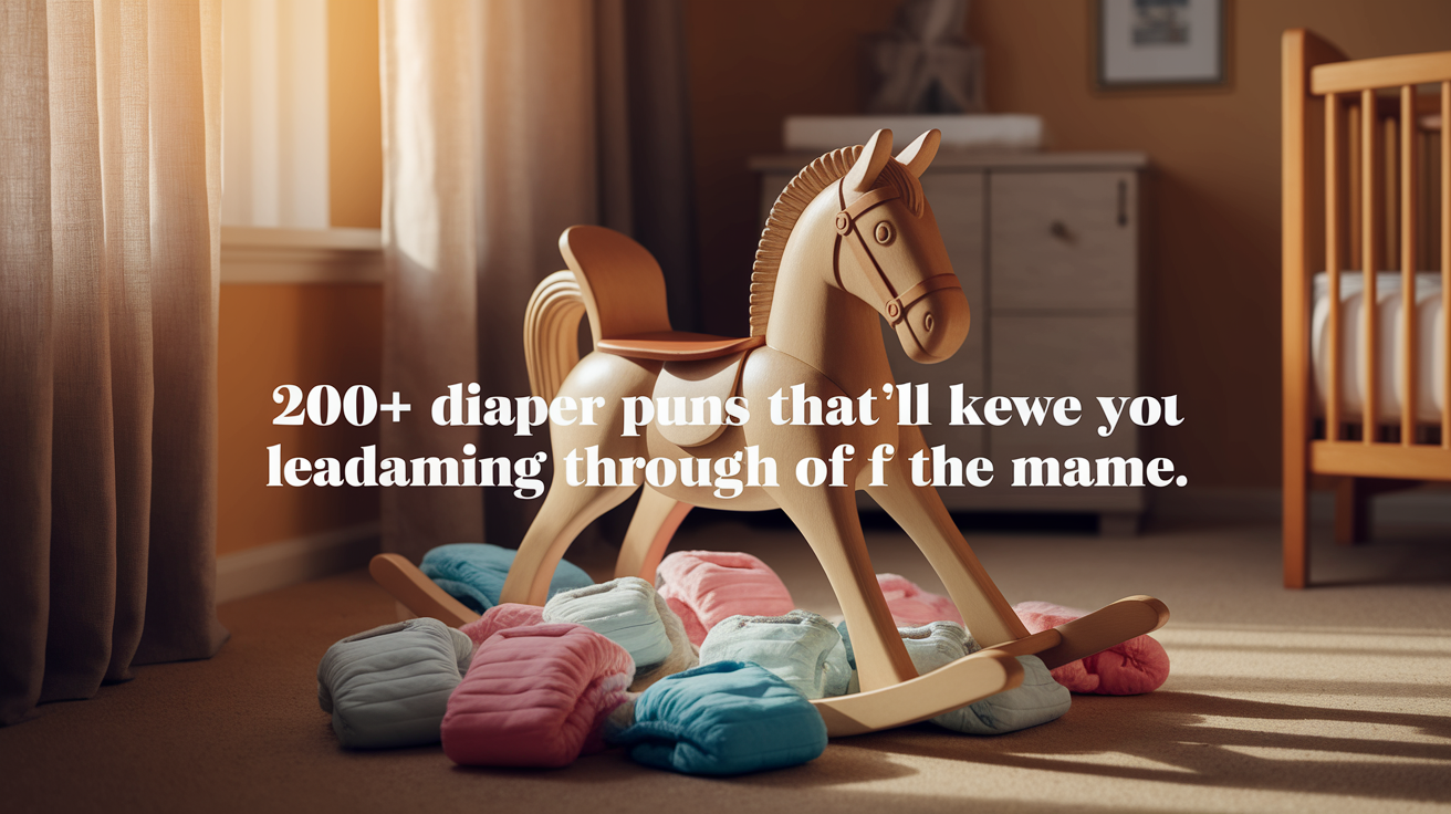 Diaper Puns That’ll Keep You Laughing Through All The Mess