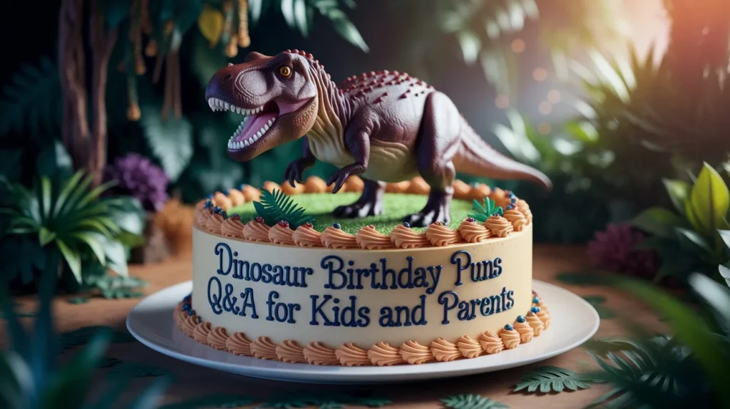 Dinosaur Birthday Puns Q&A for Kids and Parents