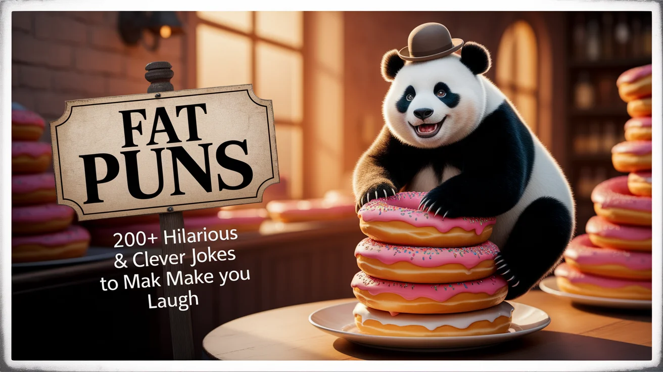 Fat Puns: 200+ Hilarious & Clever Jokes to Make You Laugh
