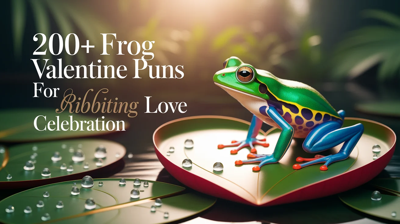 Frog Valentine Puns for a Ribbiting Love Celebration
