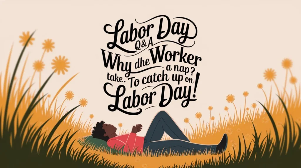 Labor Day Q&A: Why Did the Worker Take a Nap? To Catch Up on Labor Day!