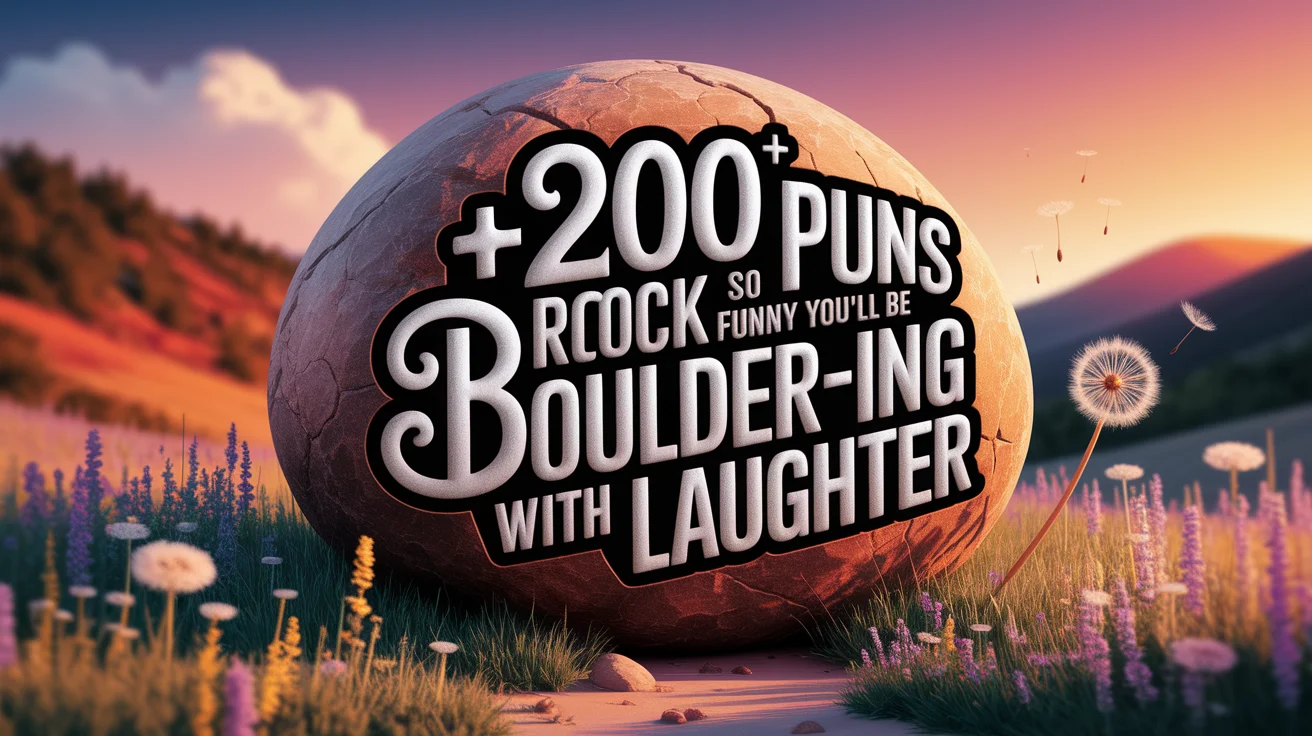 Rock Puns So Funny You’ll Be Boulder-ing with Laughter