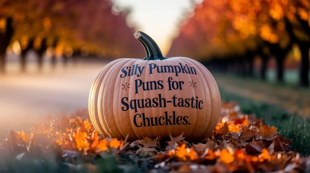 Silly Pumpkin Puns For Squash-Tastic Chuckles