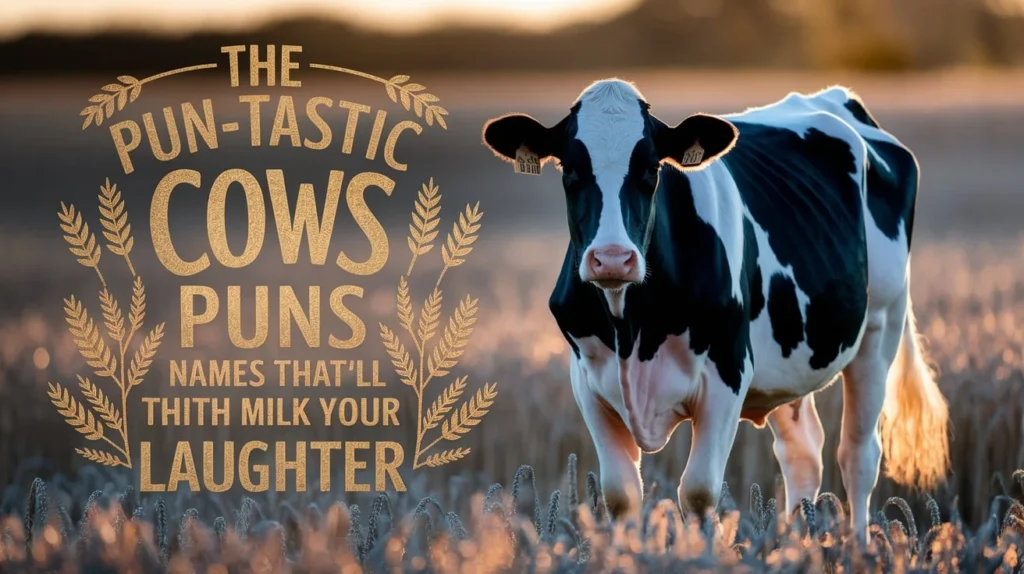 The Pun-tastic Cows Puns: Names That’ll Milk Your Laughter
