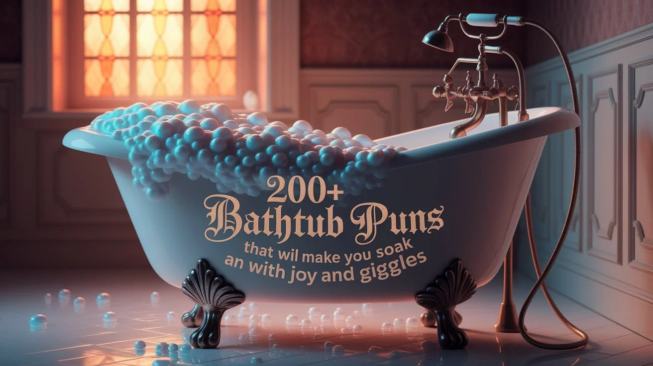 Bathtub Puns