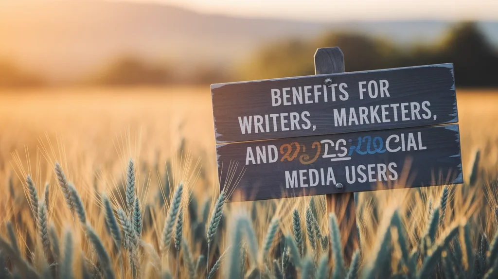 Benefits for Writers, Marketers, and Social Media Users