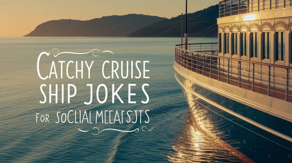 Catchy Cruise Ship Jokes For Social Media Posts