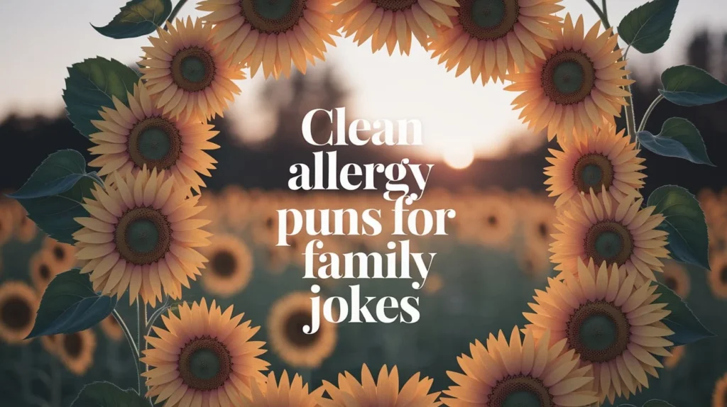Clean Allergy Puns for Family Jokes