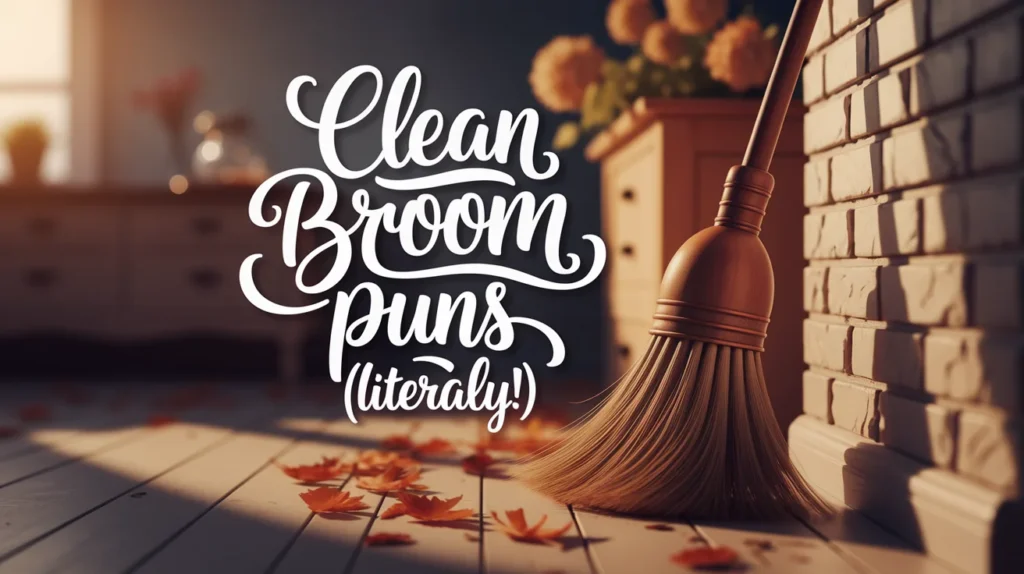 Clean broom puns (literally!) for all ages