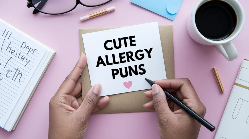 Cute Allergy Puns for Cards and Notes