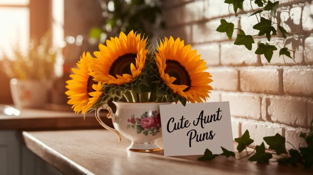 Cute aunt puns for gifts and surprises