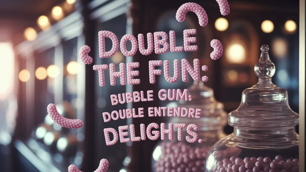 Double the Fun: Bubble Gum Double Entendre Delights