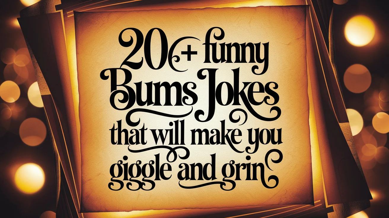 Funny Bums Jokes