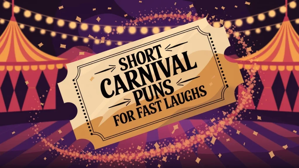 Short Carnival Puns for Fast Laughs