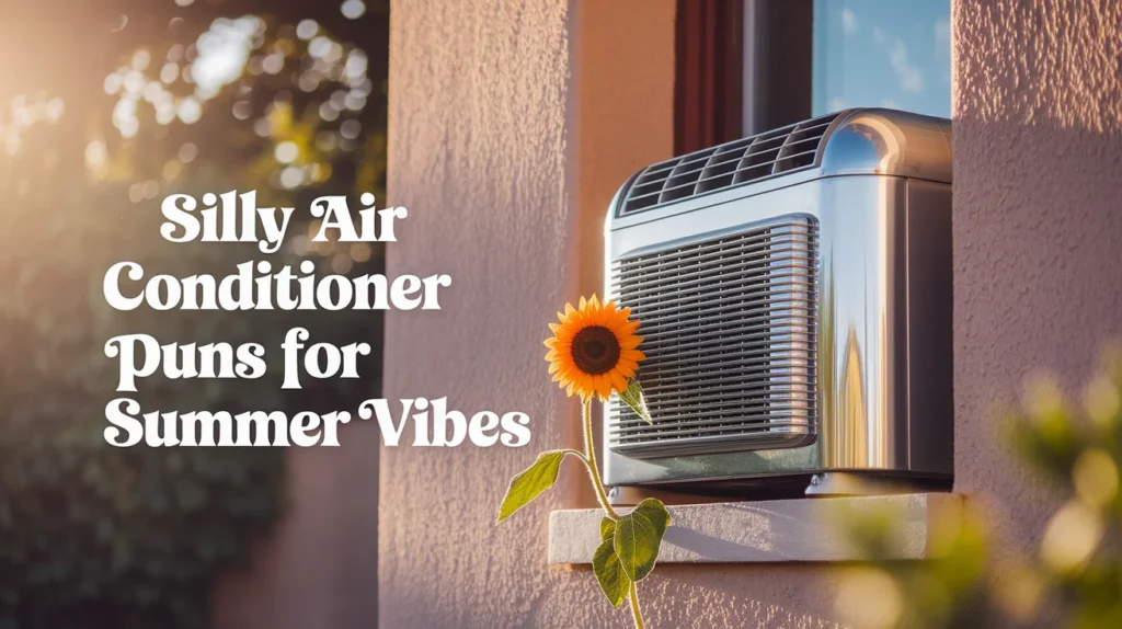Silly air conditioner puns for summer vibes