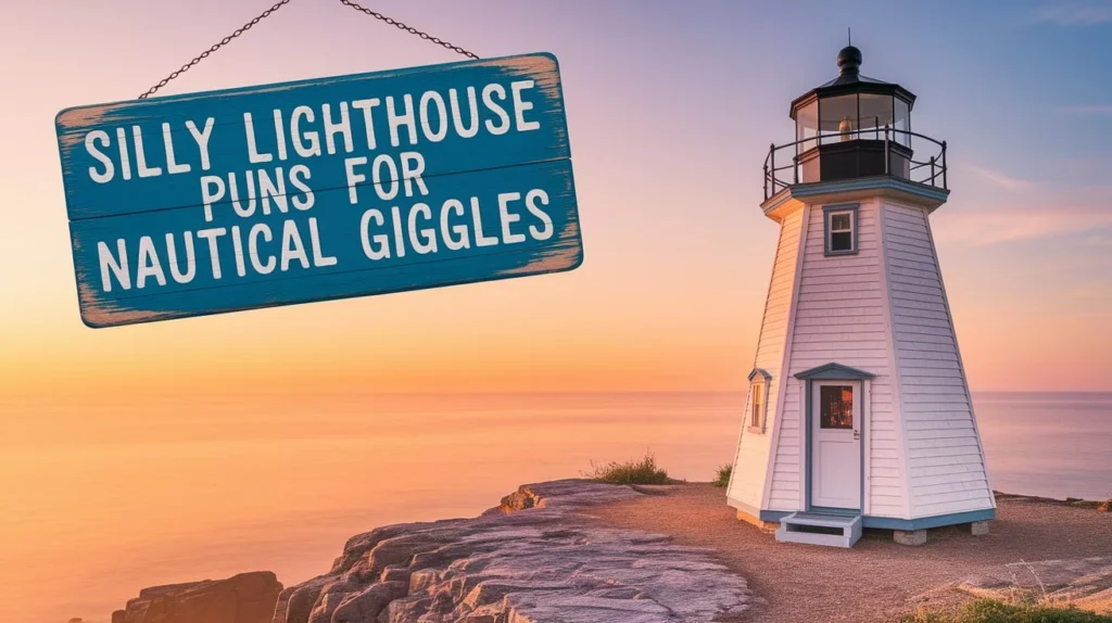 Silly lighthouse puns for nautical giggles