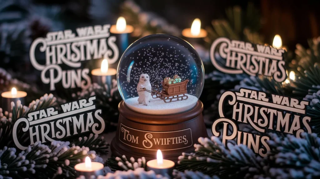 Star Wars Christmas Puns Tom Swifties