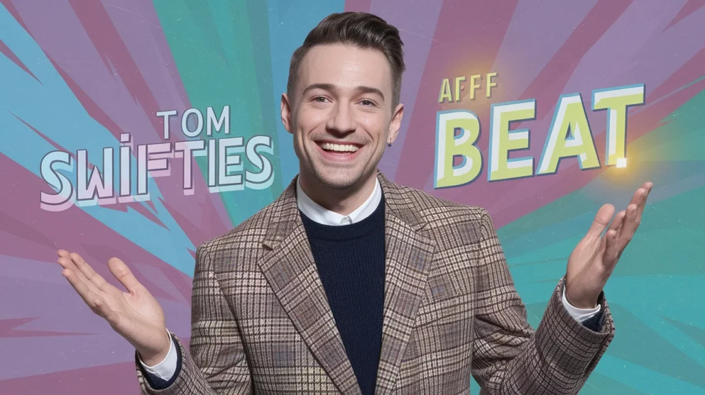 Tom Swifties with an 80s Beat
