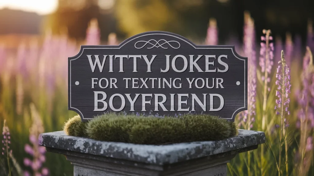Witty Jokes for Texting Your Boyfriend
