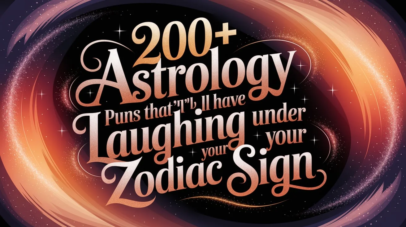 Astrology Puns That’ll Have You Laughing Under Your Zodiac Sign