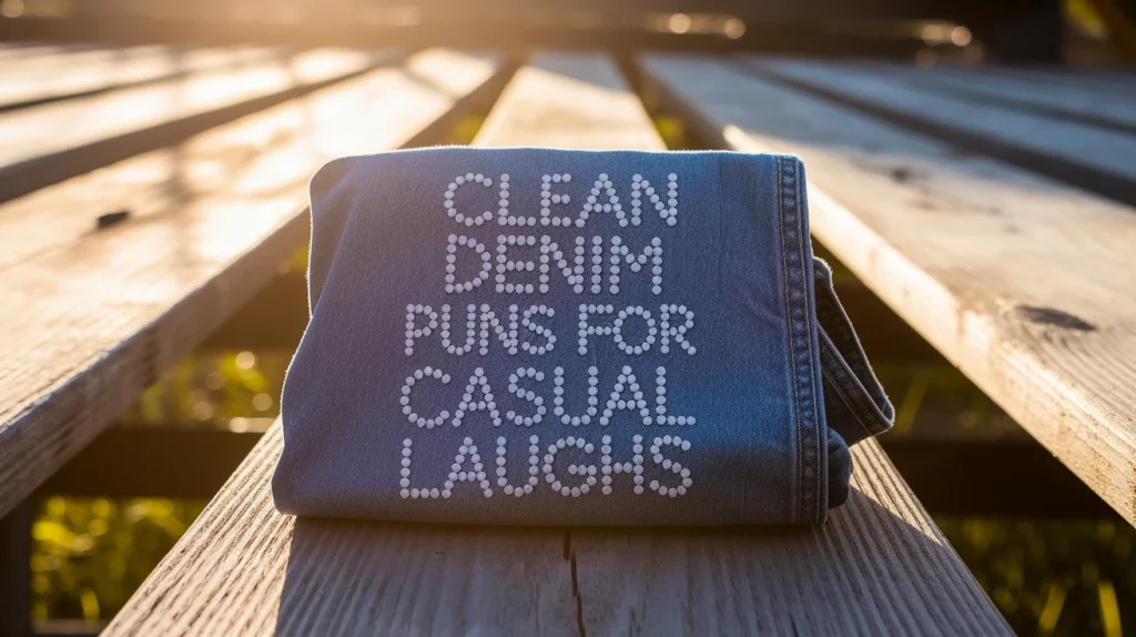 Clean Denim Puns for Casual Laughs