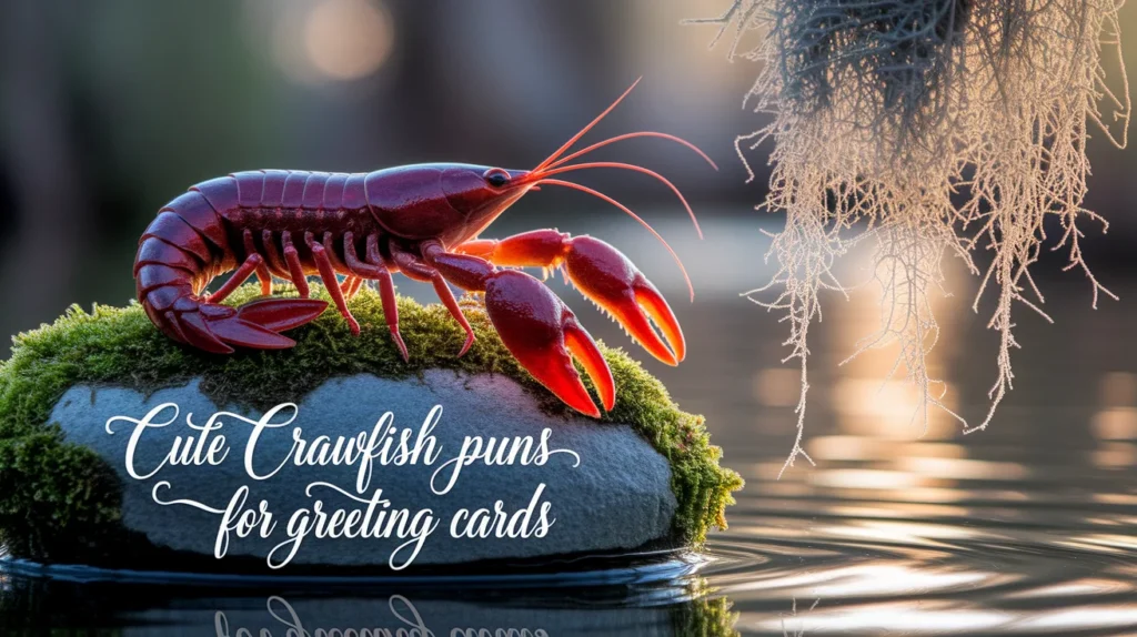 Cute Crawfish Puns for Greeting Cards