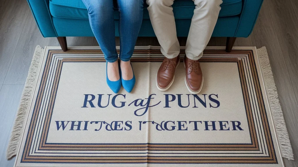 Cute Rug Puns for Couples Who Nest Together