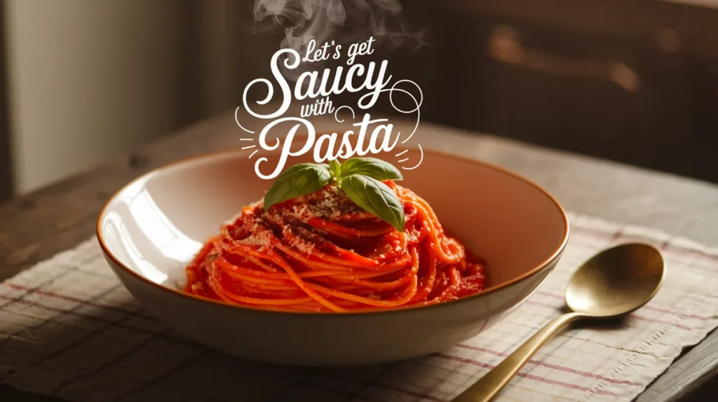 Double Entendre: Let’s Get Saucy with Pasta