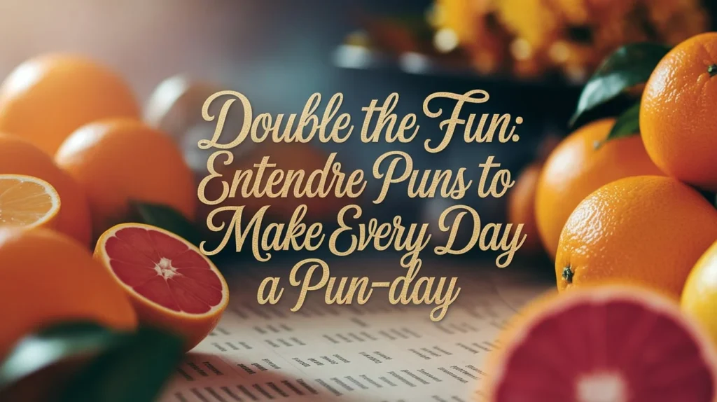 Double the Fun: Entendre Puns to Make Every Day a Pun-day on Your Calendar
