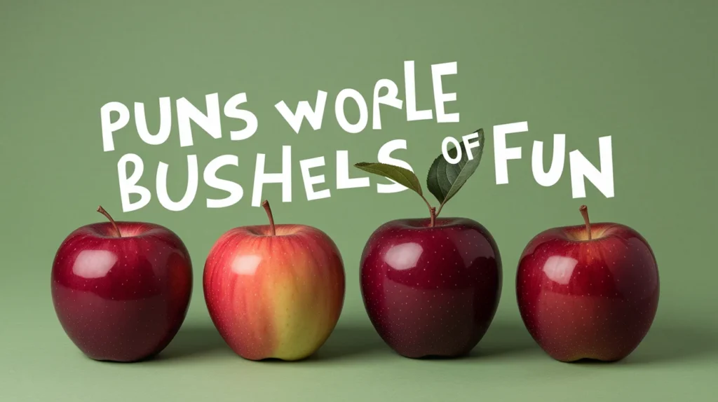 Funny apple puns that are bushels of fun