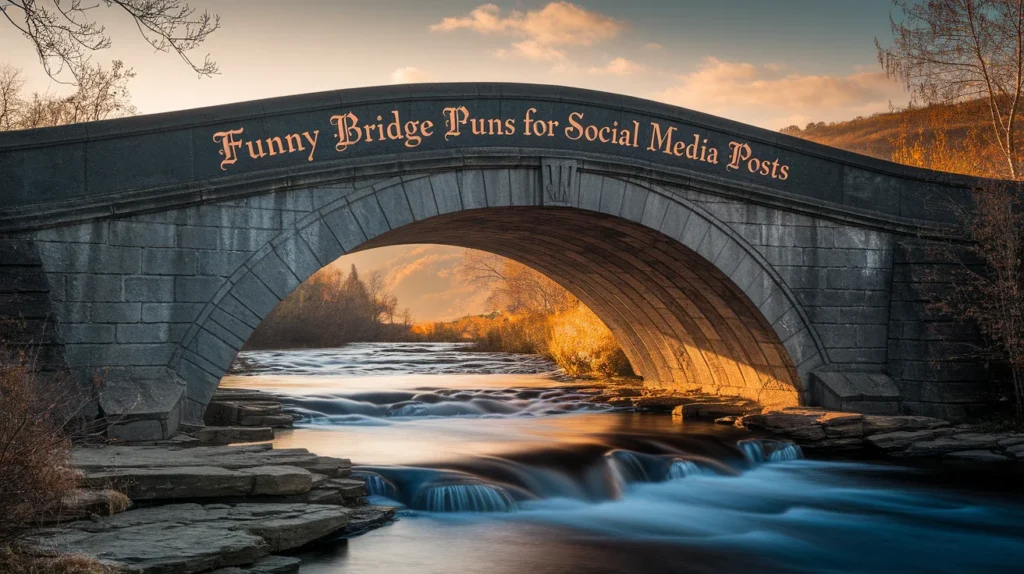 Funny Bridge Puns for Social Media Posts