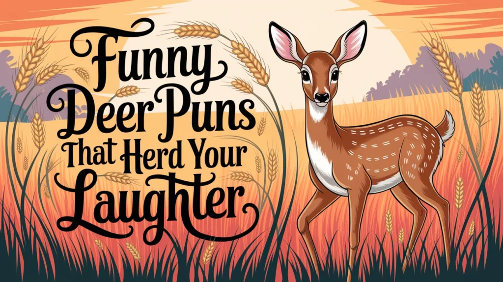 Funny Deer Puns That Herd Your Laughter