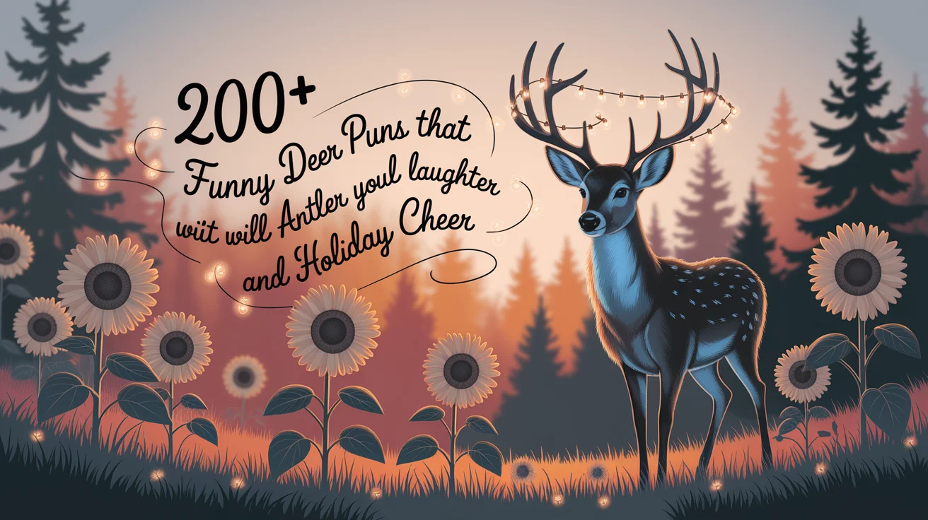 Funny Deer Puns That Will Antler You with Laughter and Holiday Cheer