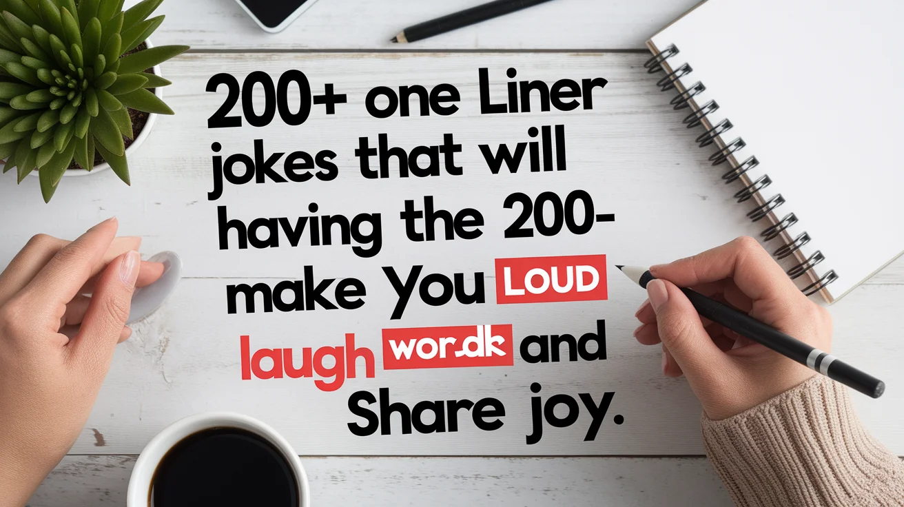 One Liner Jokes That Will Make You Laugh Out Loud and Share Joy
