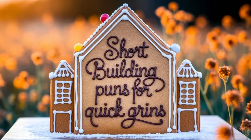 Short Building Puns for Quick Grins