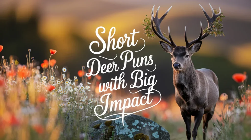 Short Deer Puns With Big Impact