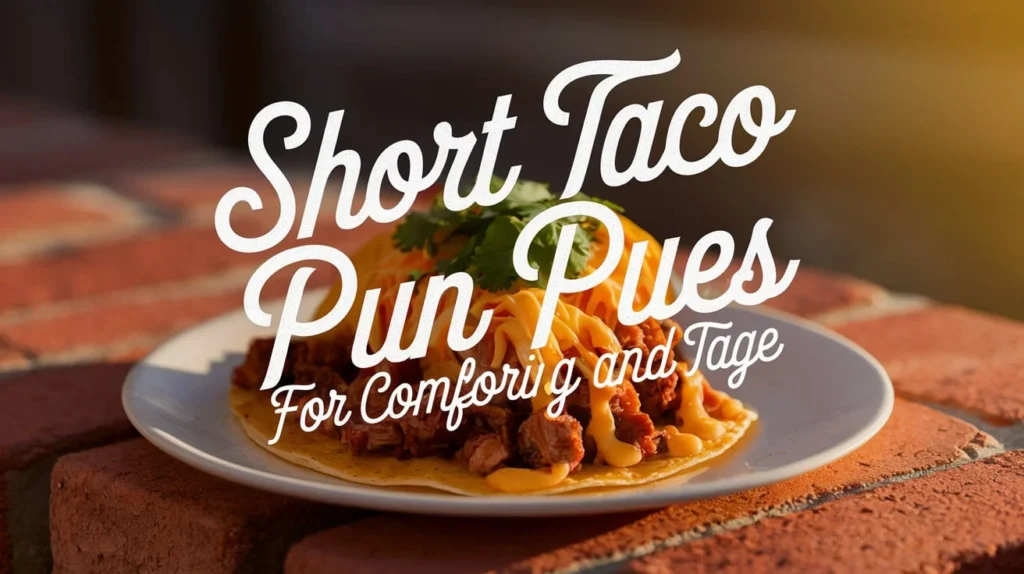 Short Taco Puns For Captions And Tags