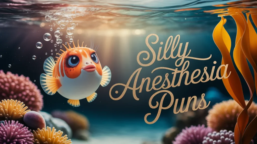 Silly anesthesia puns to lighten the mood