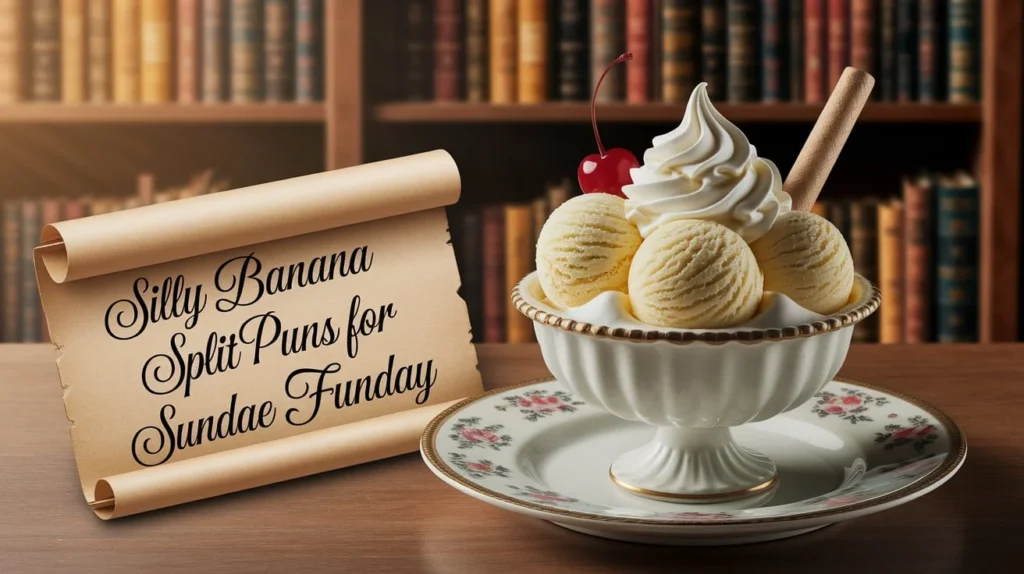 Silly banana split puns for sundae funday